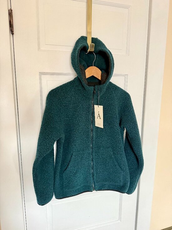 Anián Tops - ANIÁN Pecora Wool Hoodie Women's Zip Up